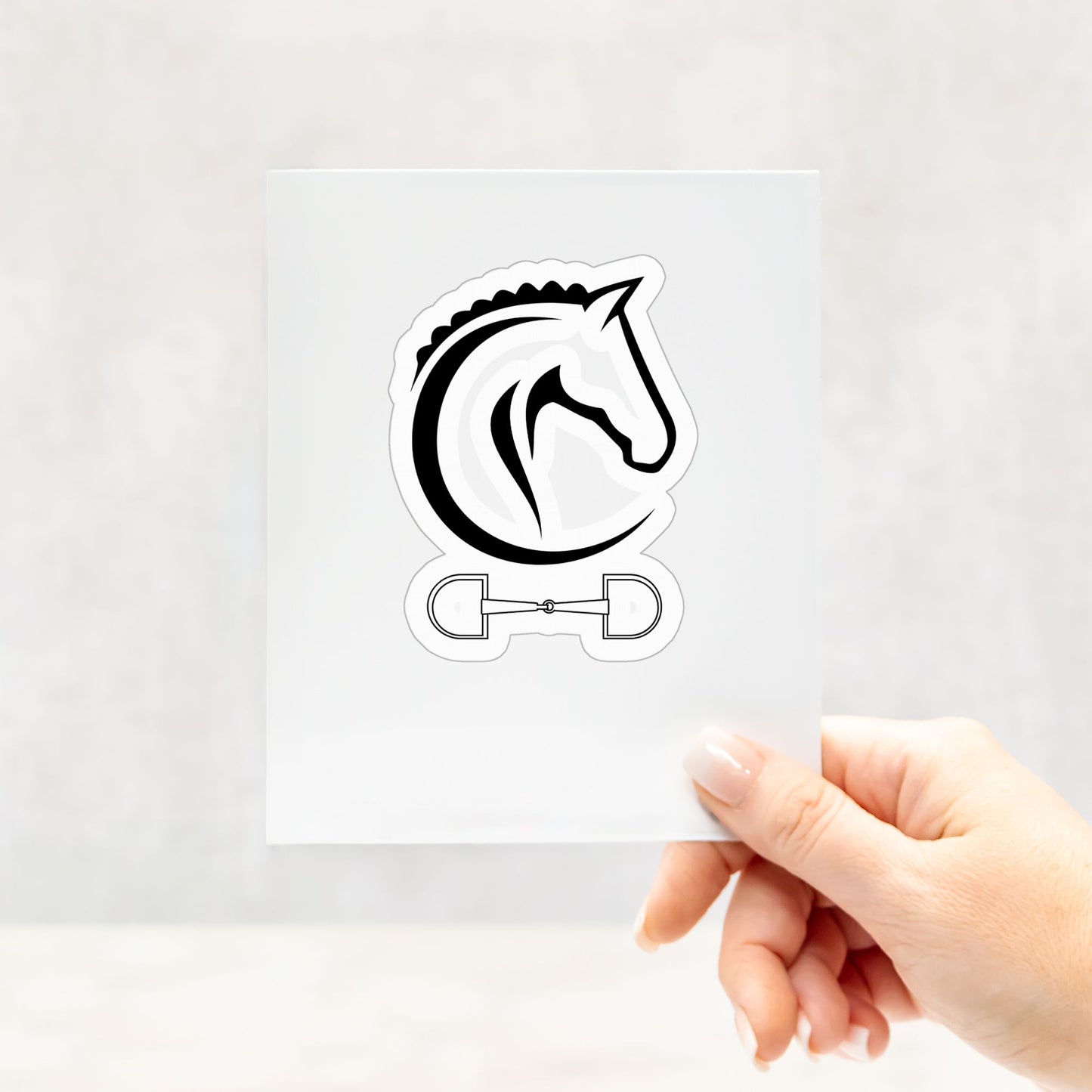 Horse Kiss Cut Stickers - 4" x 4"