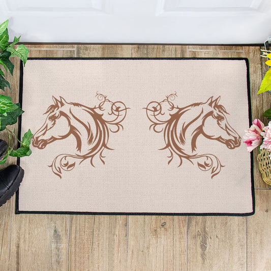 Horse head Floor Mat - 36"x24"