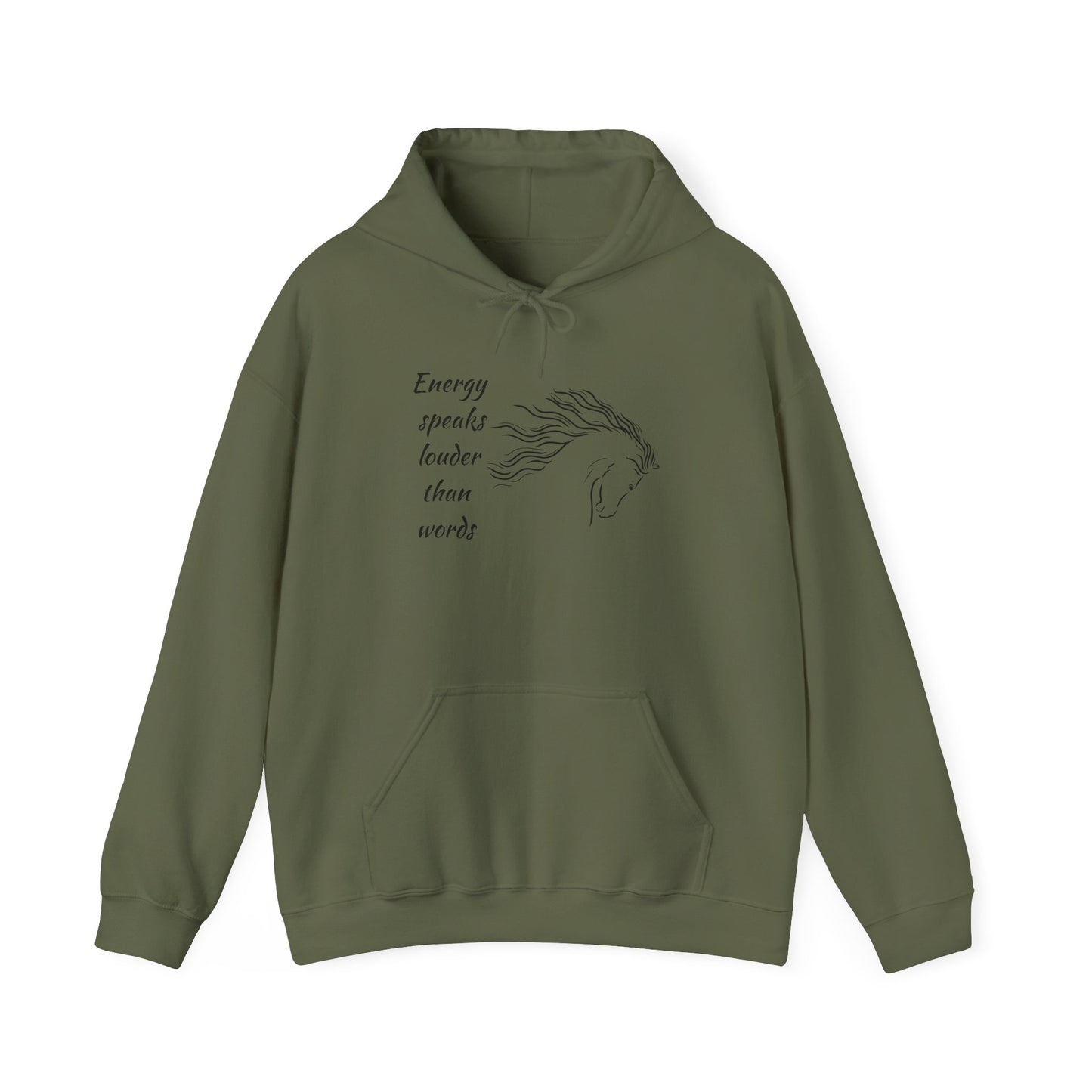 Equestrian Hoodie - Inspirational Quote for Horse Lovers