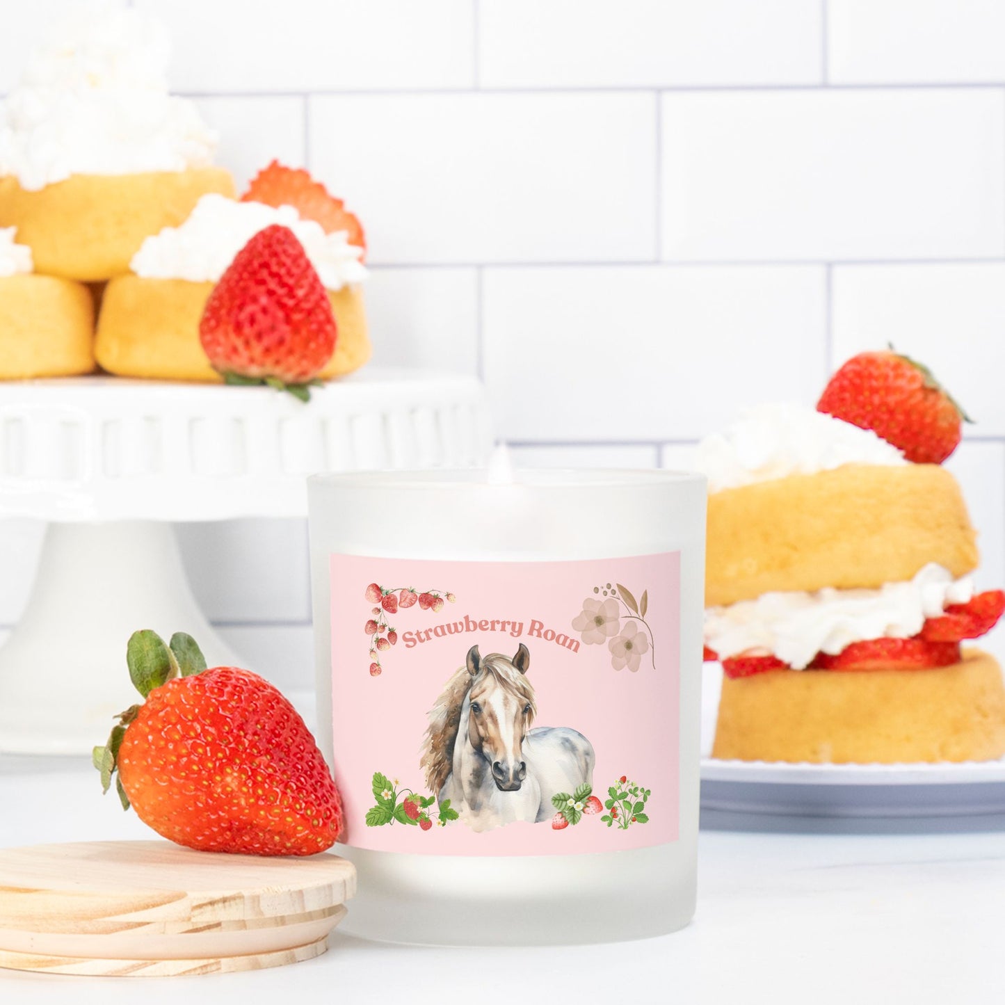 Strawberry Roan candle