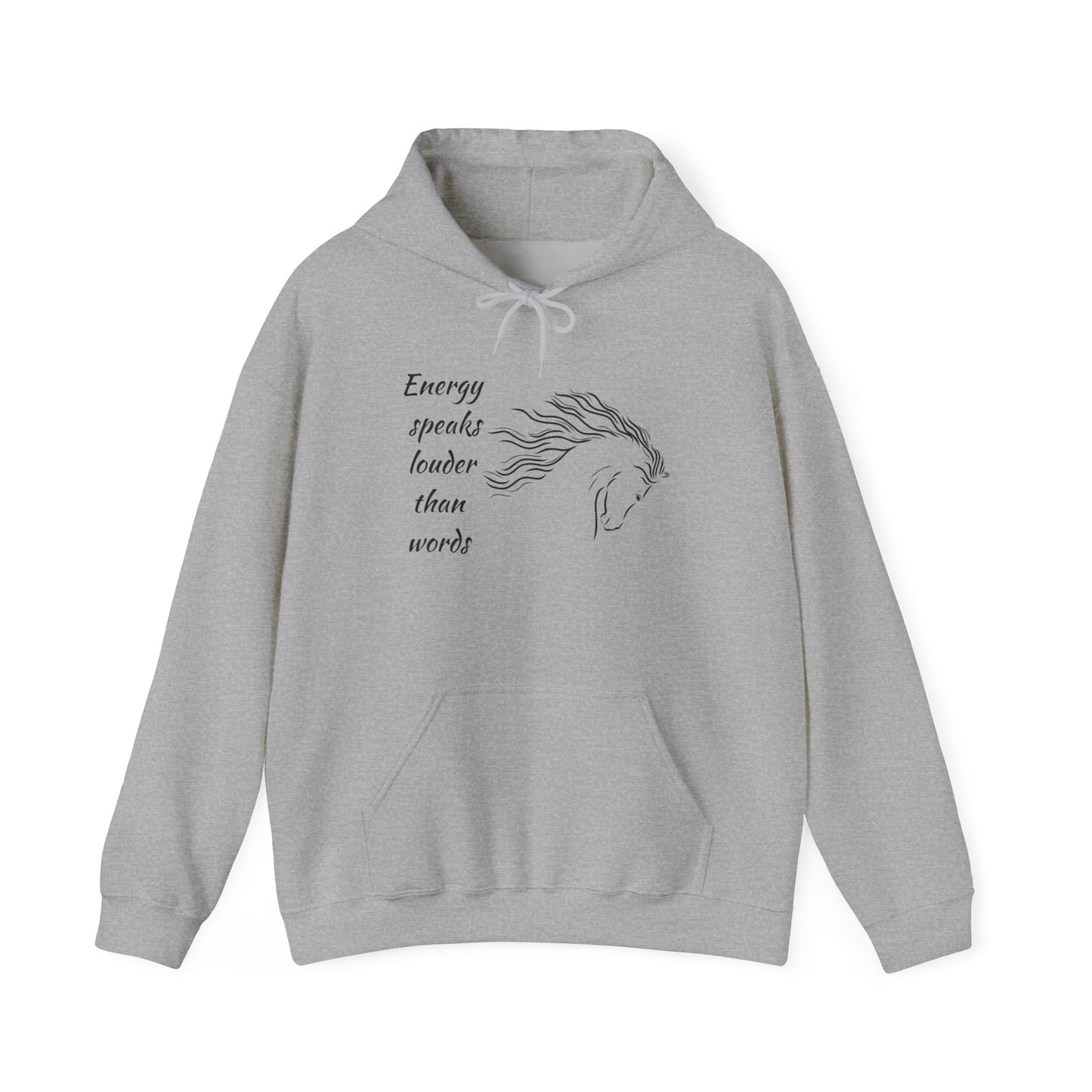 Equestrian Hoodie - Inspirational Quote for Horse Lovers