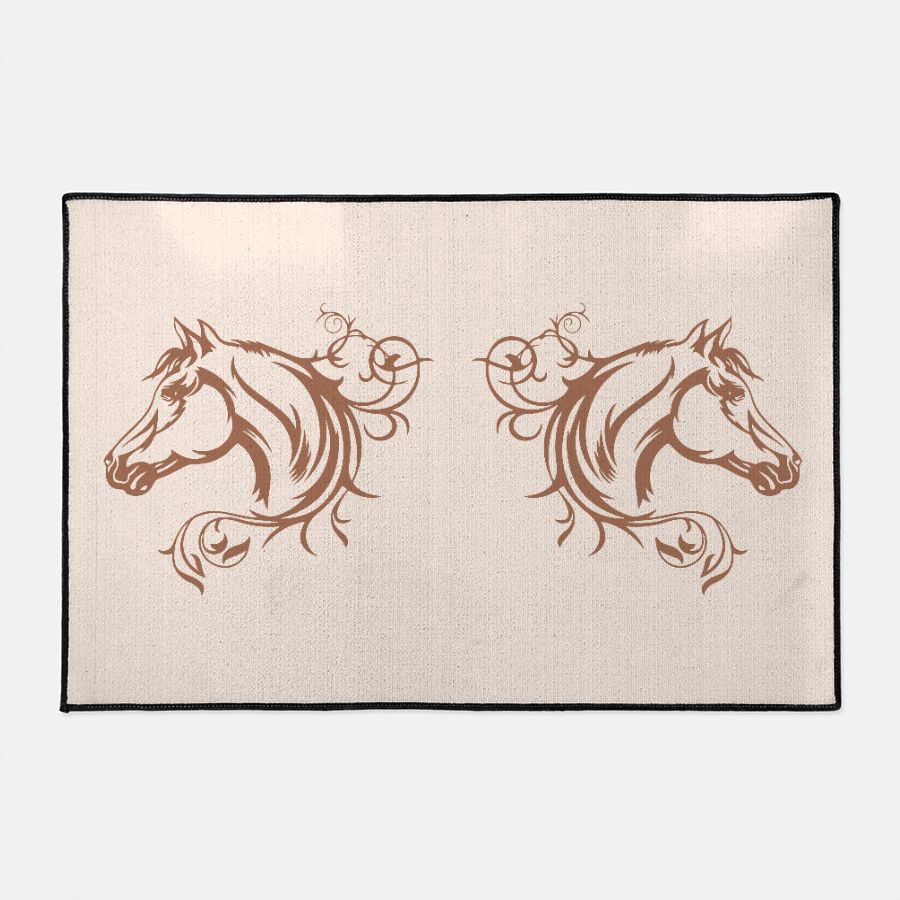 Horse head Floor Mat - 36"x24"